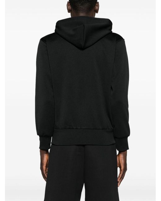 Comme des Garçons Black Cotton Zipped Hoodie