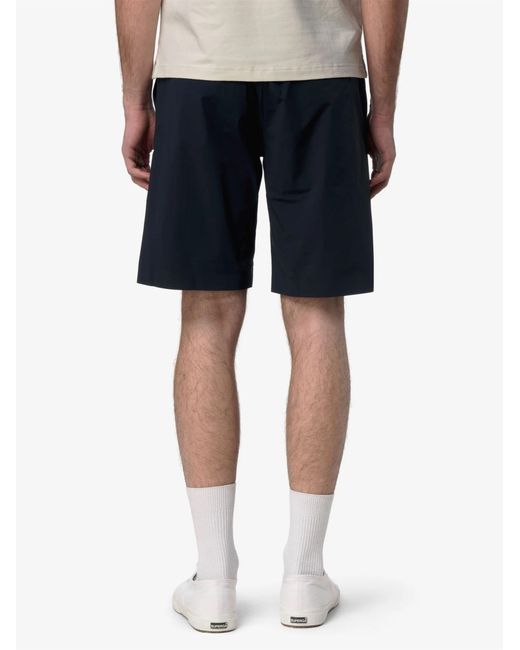 K-Way Blue Bermuda Ilton for men