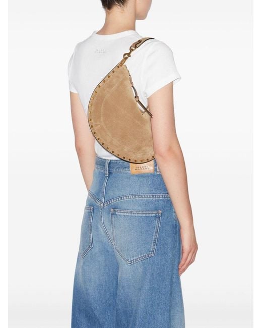 Isabel Marant White Oskan Soft Zip Shoulder Strap
