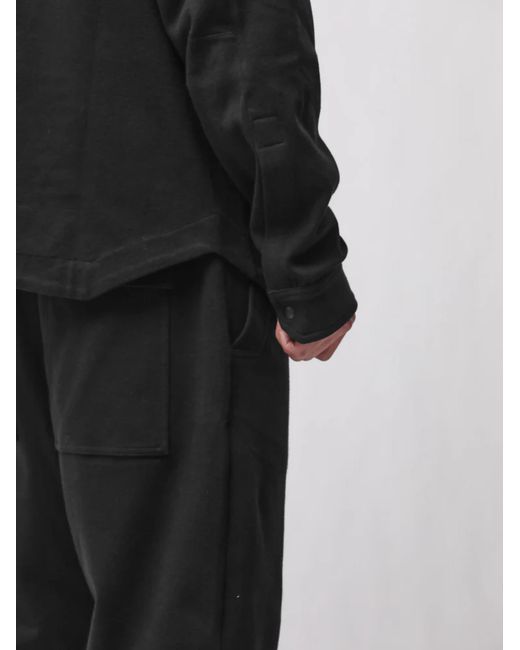 Thom Krom Black Cotton Shirt for men