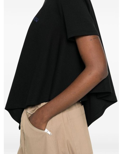 Loewe Black Cape Cotton T-Shirt