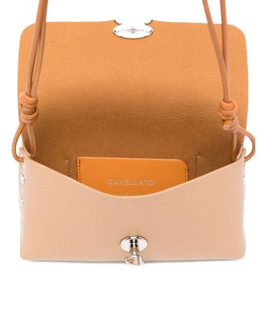 Zanellato Natural Lettera Daily Leather Clutch