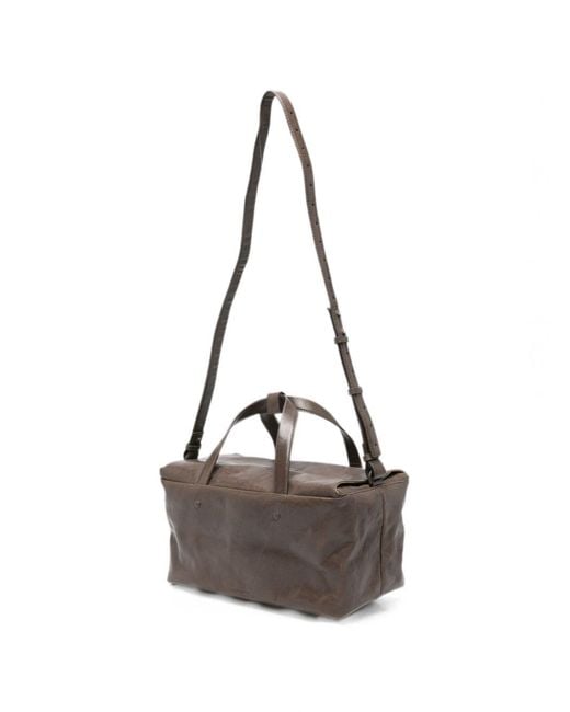 Lihann George White Lili Leather Tote Bag