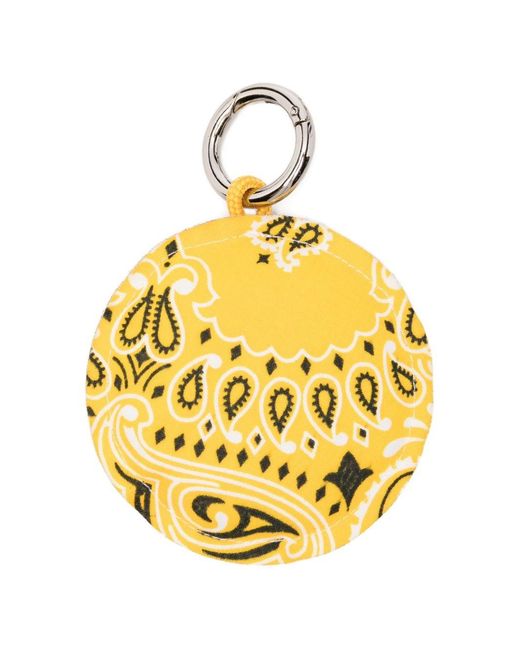 Call it By Your Name Metallic Happy Face Keyring