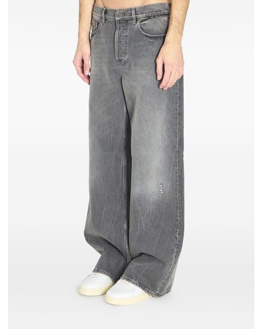 Golden Goose Deluxe Brand Gray Denim Cotton Jeans for men