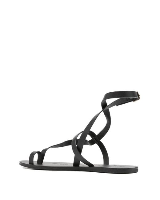 Manebí White Leather Sandals