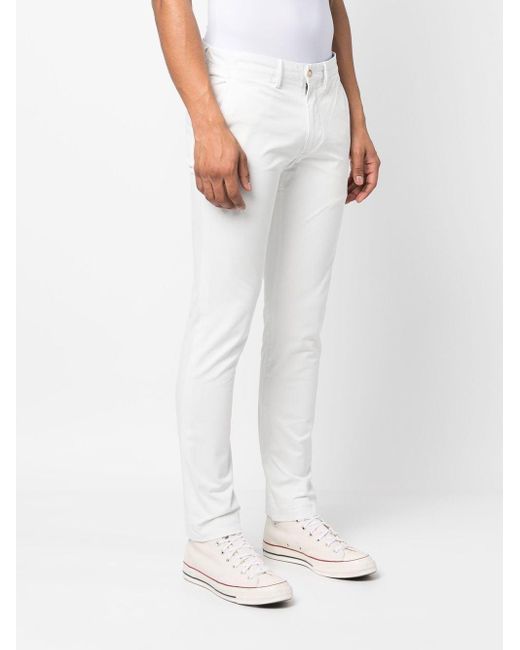 Polo Ralph Lauren White Classic Trousers for men