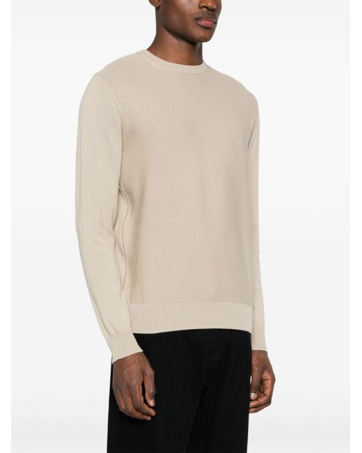 Peuterey Natural Cotton Crewneck Sweater for men