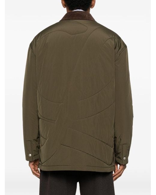 Loewe Green Padded Overshirt for men