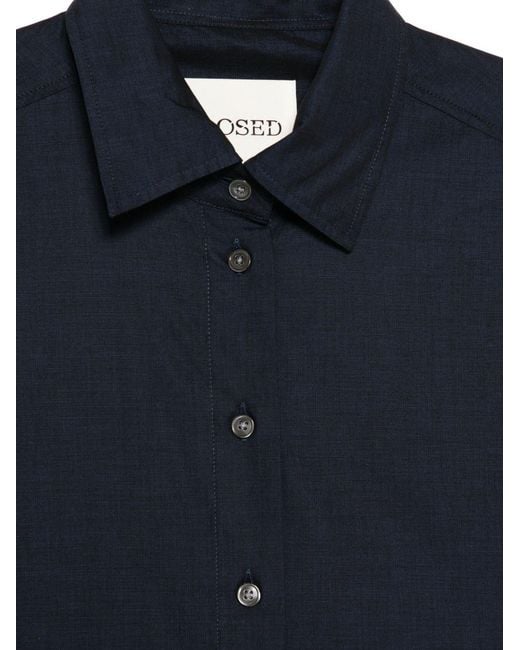 Closed Blue Cotton Shirt