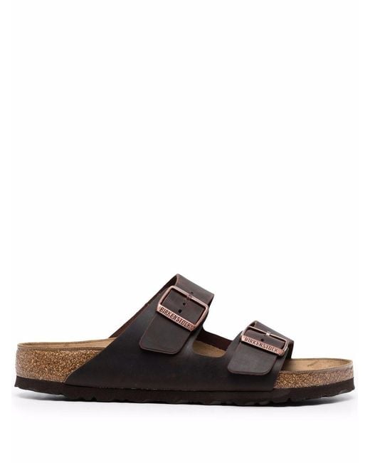 Birkenstock Brown Arizona Oiled Slipper for men