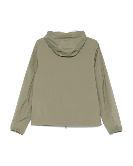 K-Way Green Stretch Nylon Jacket for men