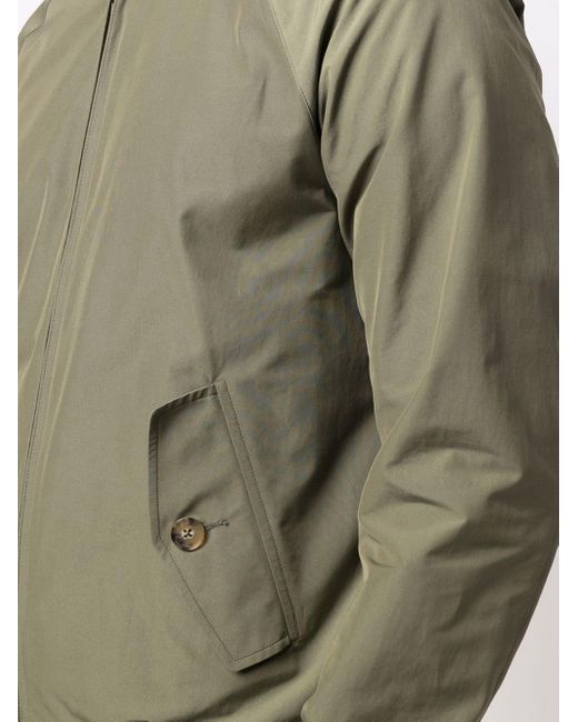 Baracuta Green "G9" Bomber Jacket With Check Lining for men