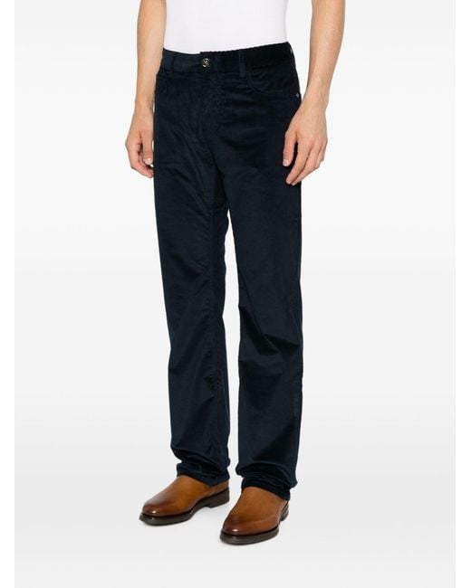 Etro Black Cotton Trousers for men