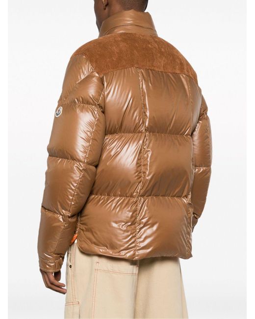 Moncler Brown Ain Padded Down Jacket for men