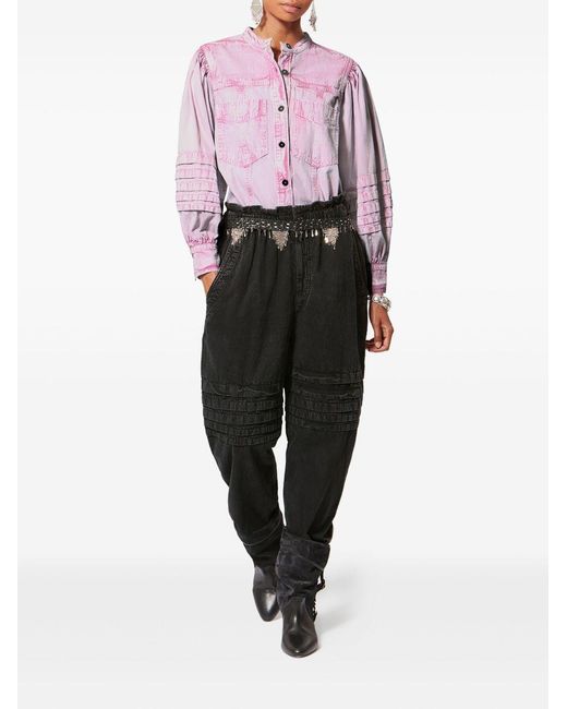 Isabel Marant Pink Mileda Cotton Shirt