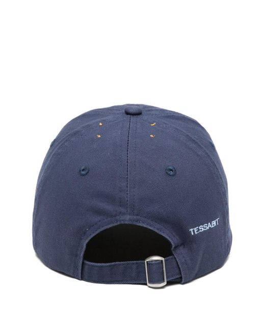 Forte_forte Blue Embroidered Baseball Cap