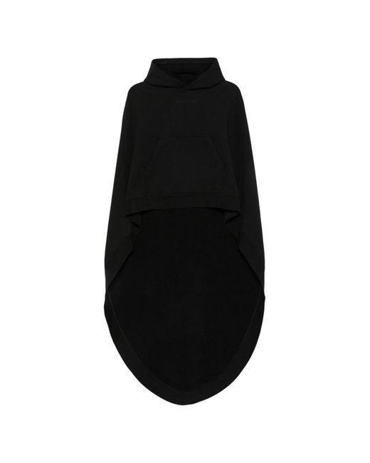 Balenciaga Black Oversized Cotton Sweatshirt