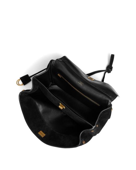 Balenciaga Black Rodeo Medium Leather Handbag