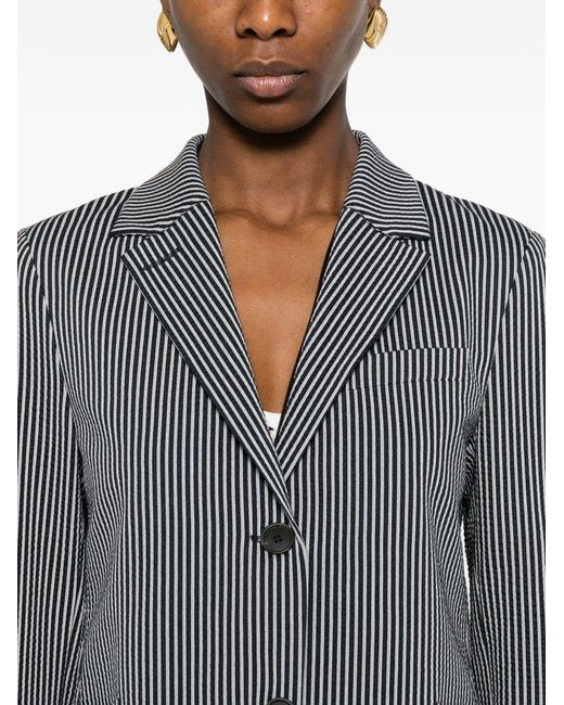 Harris Wharf London Gray Cotton Blend Blazer Jacket
