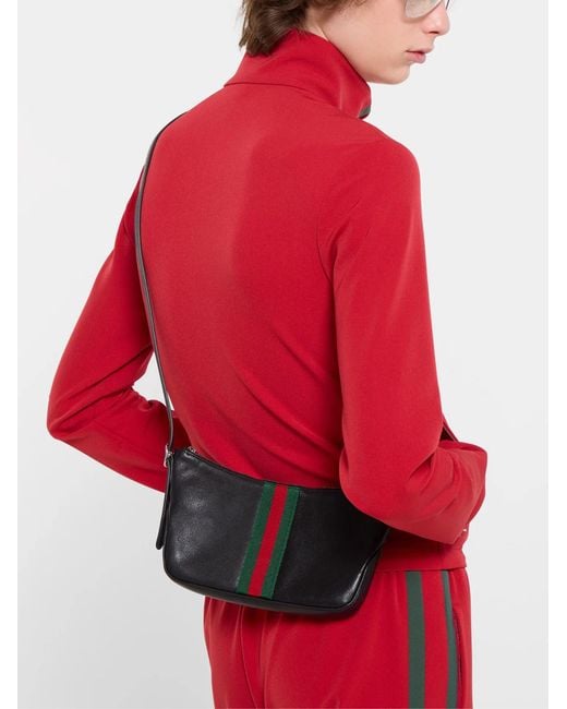 Gucci Black Small Lunette Bag for men