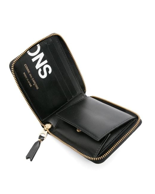 Comme des Garçons Black Zip Wallet for men