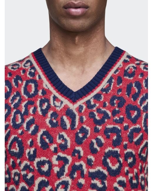 Adidas by Wales Bonner Red Sweater Wb Knit Vest for men