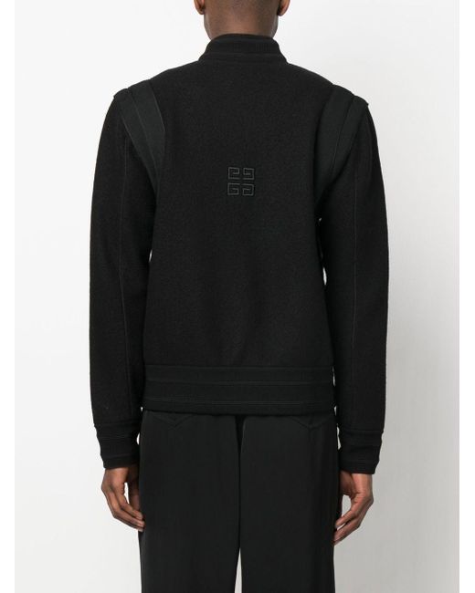 Givenchy Black Wool Varsity Jacket for men