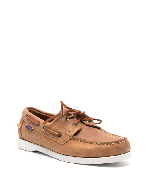 Sebago Brown Dockside Loafers