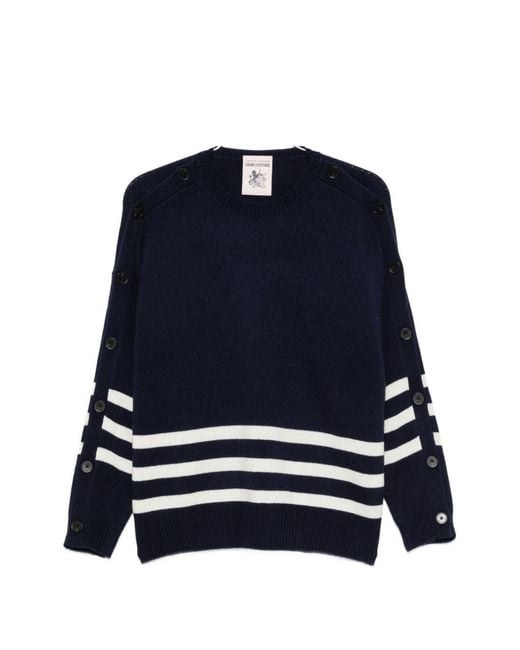 Semicouture Blue Zena Wool Jumper