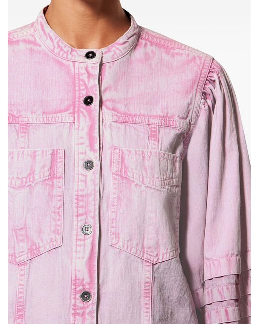Isabel Marant Pink Mileda Cotton Shirt