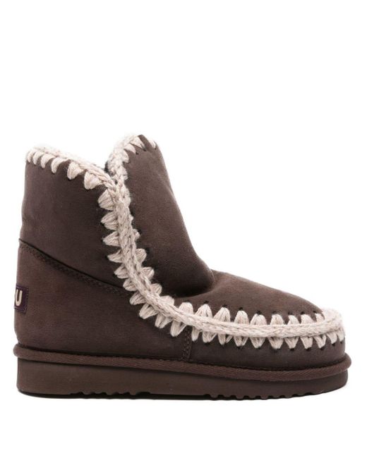 Mou Eskimo 18 Slip-on Ankle Boots in Brown | Lyst Canada