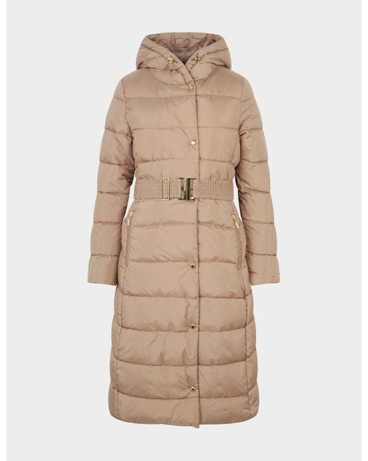 Barbour Track Line Quilted Jacket in Brown (Natural) Lyst Canada