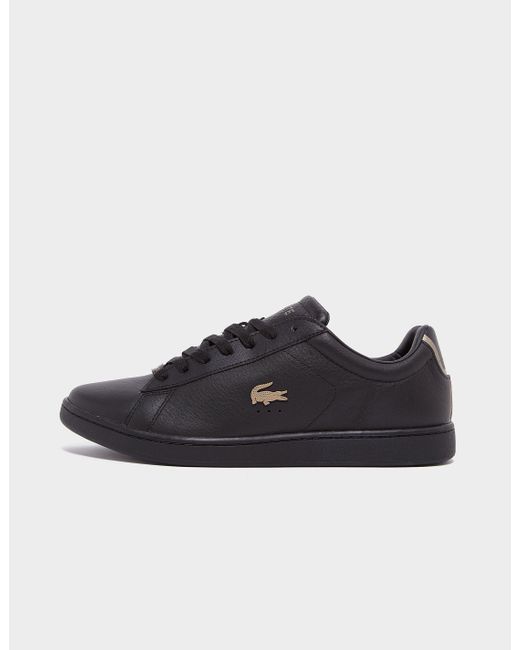 Lacoste Carnaby Evo Trainers in Black for Men | Lyst