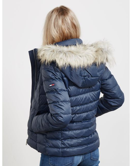 Essential Down Jacket Navy Blue 