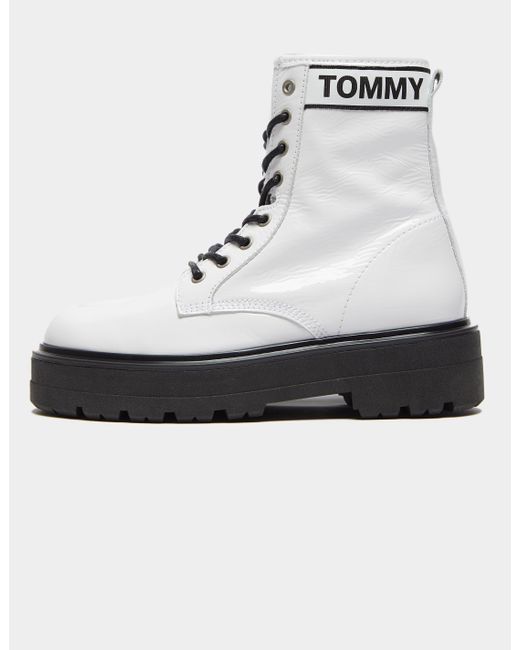 Tommy Hilfiger Leather Patent Platform 