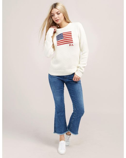 Polo Ralph Lauren Cotton Womens Flag 