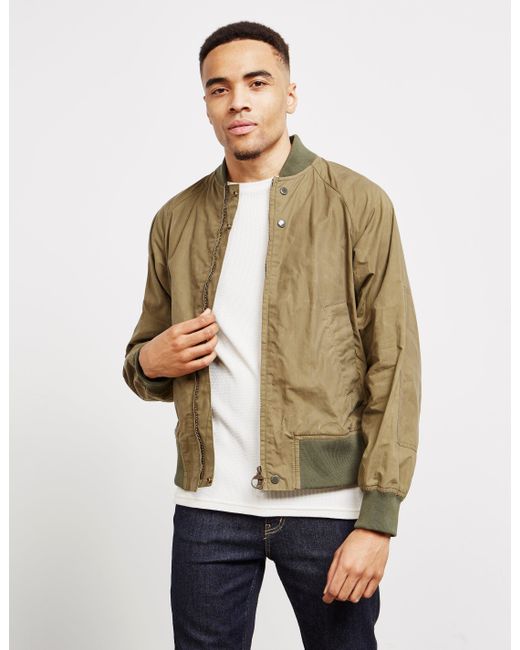 Barbour Cotton X Engineered Garments Irving Bomber Jacket Olive/olive in  Green for Men | Lyst