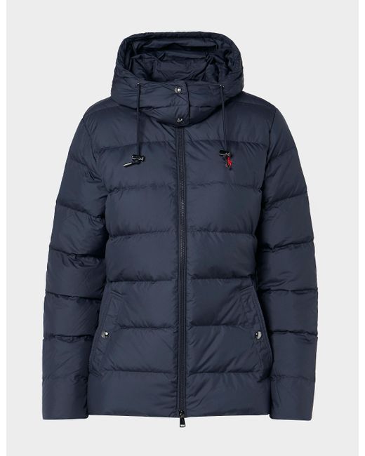 ralph lauren down jacket blue