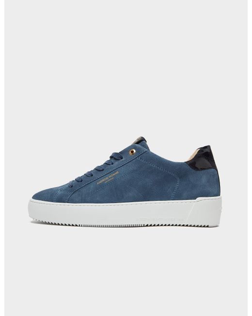 Android Homme Zuma Leather Camo Trainers in Blue for Men | Lyst