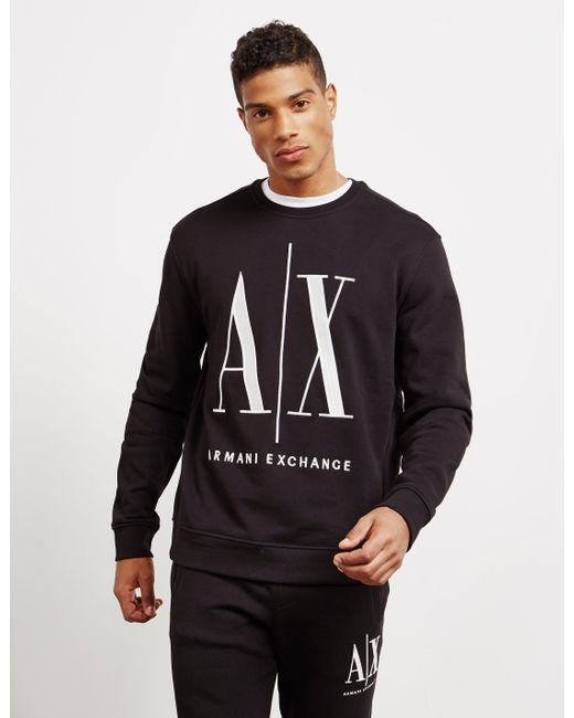 black armani sweatshirt