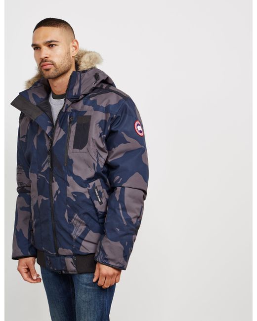 Canada Goose Goose Mens Borden Padded Bomber Jacket Camo in Blue for Men |  Lyst Canada