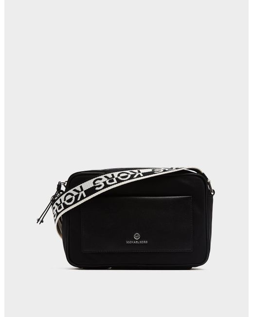 Michael Kors Synthetic Jetset Nylon Crossbody Bag in Black Lyst Australia
