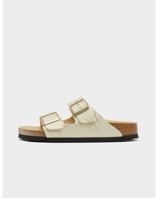 birkenstock white gold
