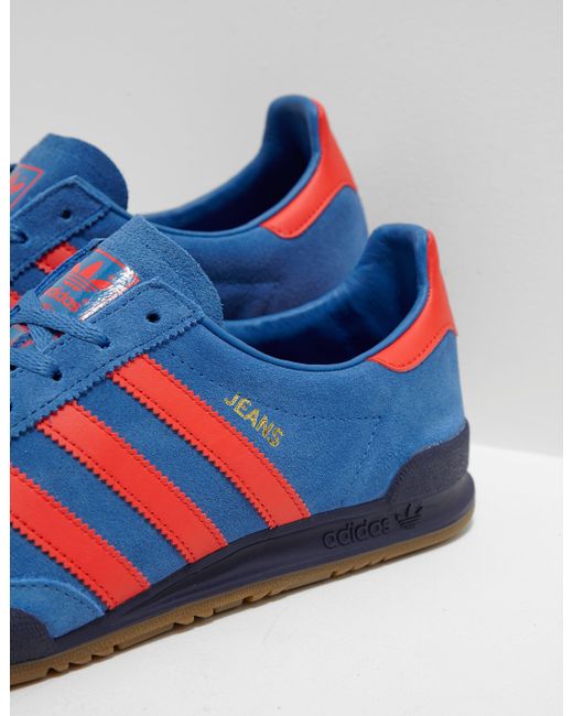 adidas Originals Mens Jeans Royal Blue 