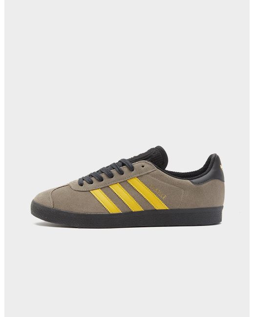 adidas Originals Suede Gazelle Trainers Multi in Grey/Yellow (Gray) for Men  | Lyst