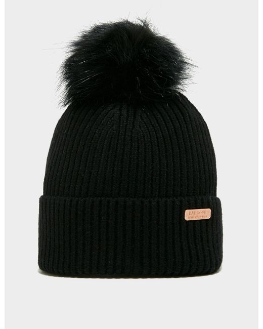 barbour bobble hat ladies