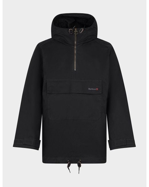 Barbour Cotton 55 Lowland Smock Jacket in Black for Men | Lyst Canada
