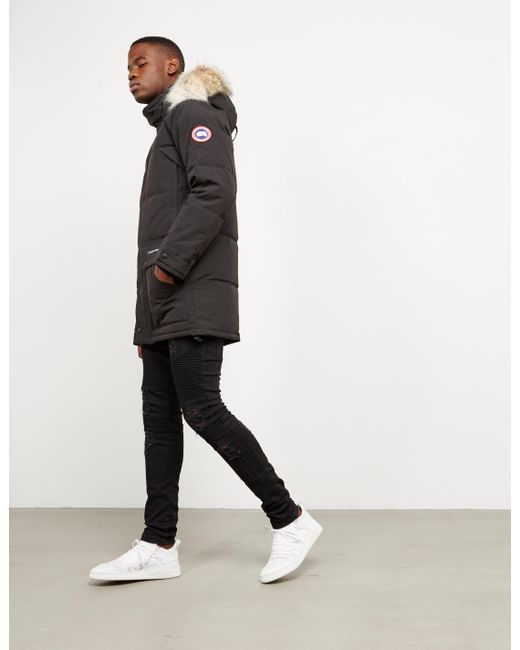canada goose emory coyote fur hooded parka