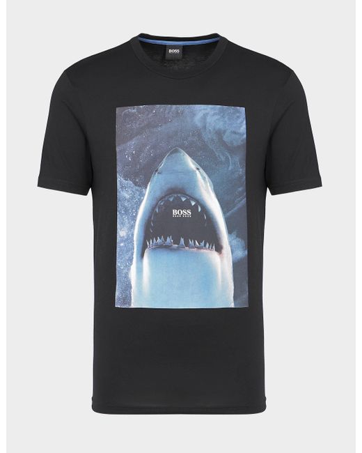 HUGO BOSS Noah1 Shark Bite T-shirt 